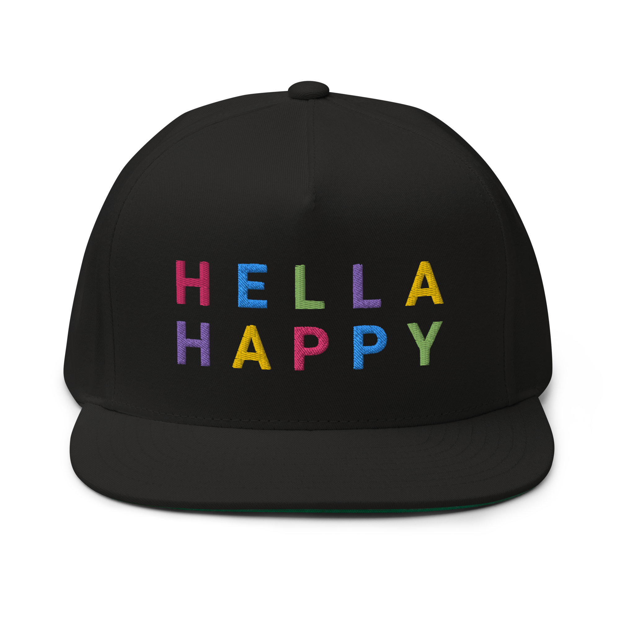 Hella Happy Snapback - Rainbow