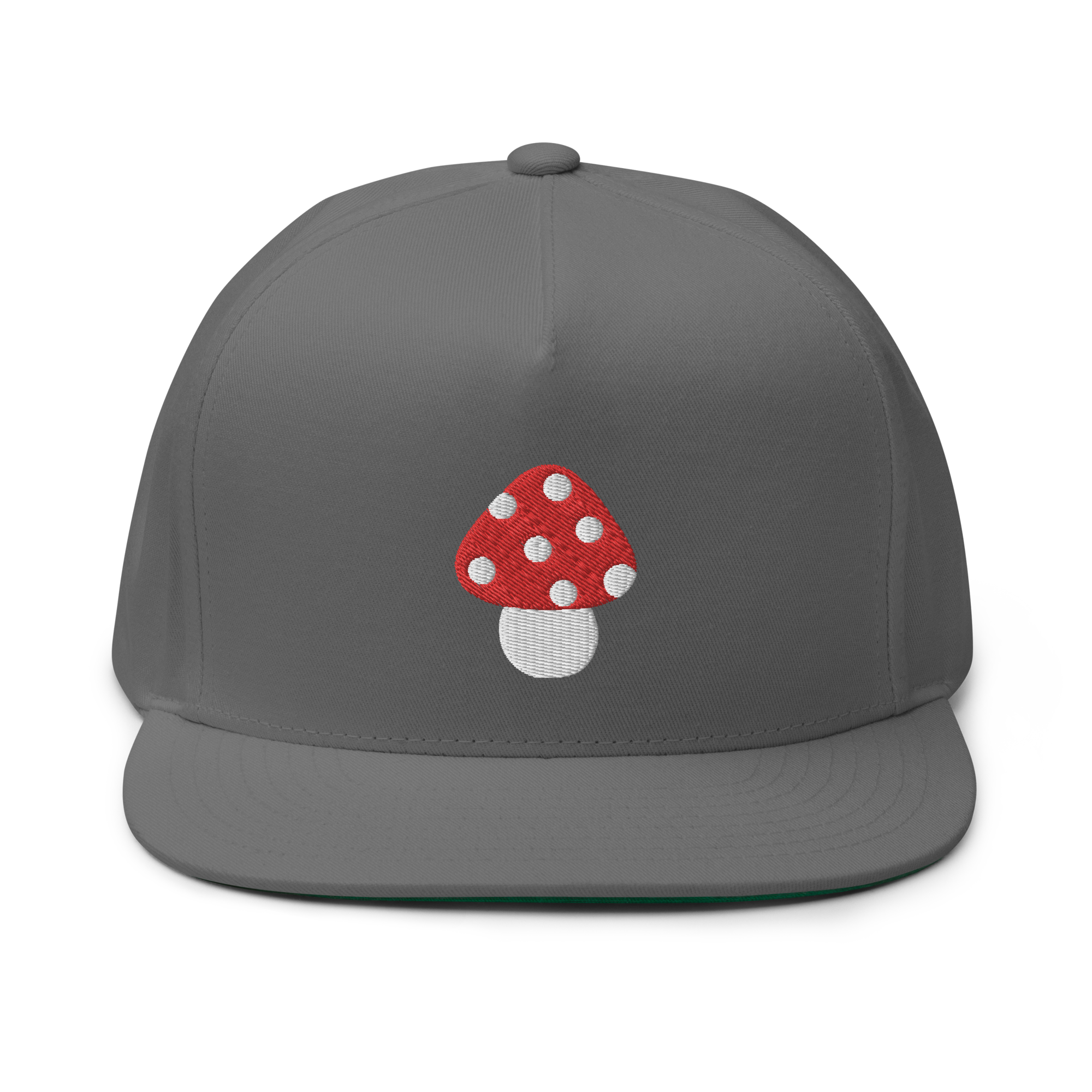 Mushroom Love Snapback - Gray