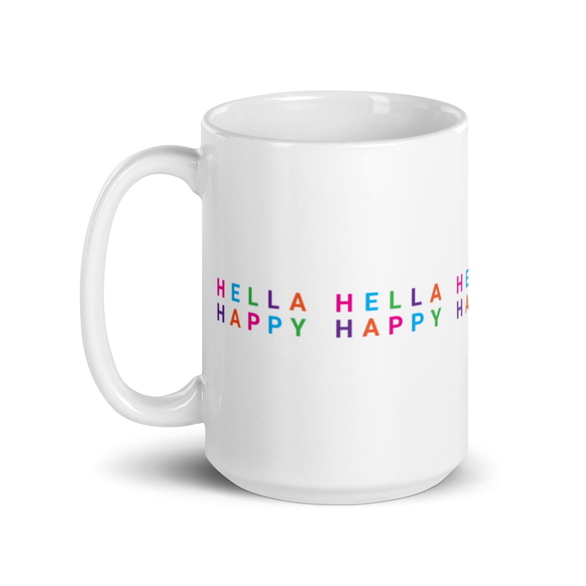 Hella Happy Rainbow Mug