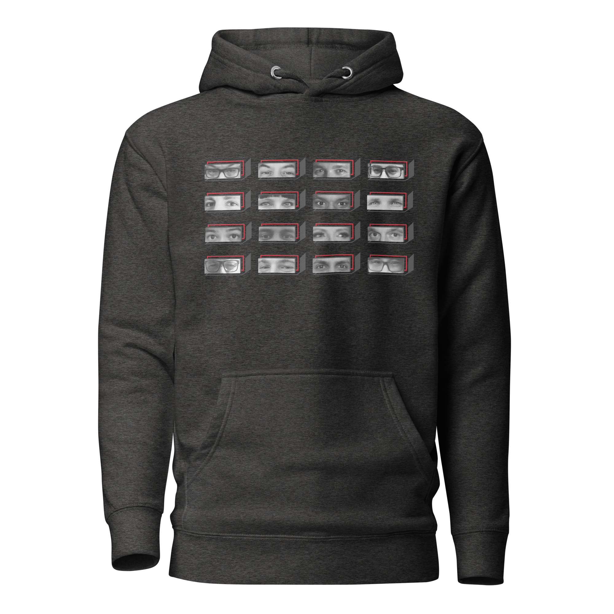 Charcoal Heather LTHM Essentials 4 Graphic Hoodie Front View