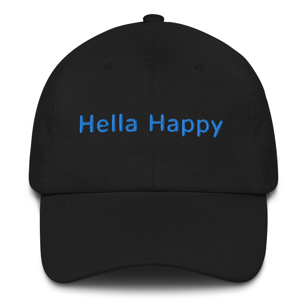 Hella Happy Dad Hat Blue