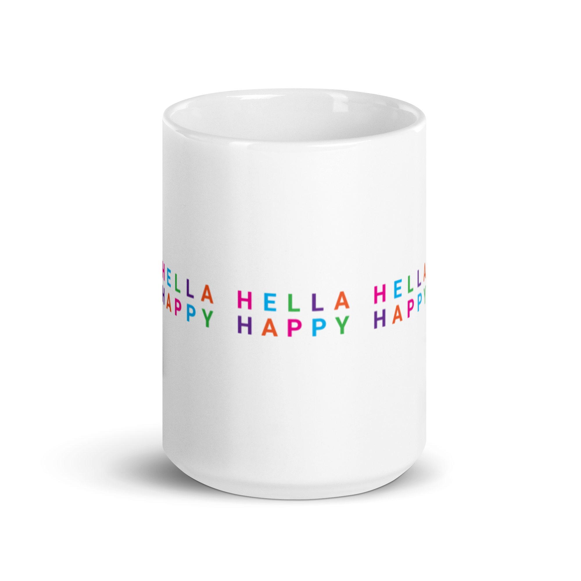 Hella Happy Rainbow Mug